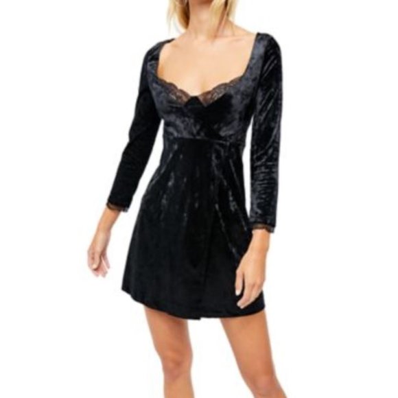 Free People Dresses & Skirts - Free People Velvet Mini Dress